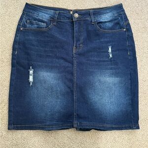 Plus size Jean skirt!!